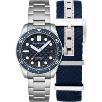 Spinnaker SP-5129-11 Orologio Uomo Croft Mid-Size Automatico Limitato Dolphin Project 40mm 15ATM