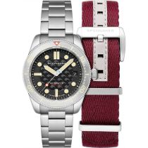 Spinnaker SP-5129-22 Orologio Uomo Croft Mid-Size Automatico Limitato Dolphin Project 40mm 15ATM