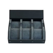 Rothenschild RS-3178-6-BL-GY Scatola porta orologi nero-grigio [6]