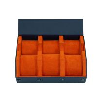 Rothenschild RS-3178-6-BLU-ORG Scatola porta orologi blu-arancione [6]