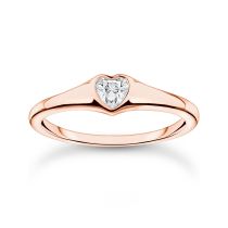 Thomas Sabo Anello da donna TR2390-416-14-56 cuore misura 56