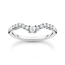 Thomas Sabo Anello da donna TR2398-051-14-52 forma a V misura 52
