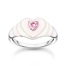 Thomas Sabo Anello da donna TR2435-041-9-52 cuore misura 52