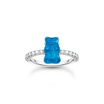 Thomas Sabo TR2459-052-1-52 Anello in argento con orsetti e zirconi in oro rosa Donne