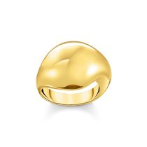 Thomas Sabo TR2470-413-39-56 Bold - Anello placcato oro a forma di goccia organica da donna
