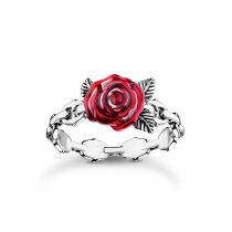 Thomas Sabo TR2482-664-10-56 Anello d'argento Roses Romance Donne