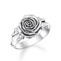 Thomas Sabo TR2487-637-21-54 Anello midnight rose argento Signore
