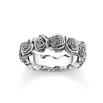 Thomas Sabo TR2488-637-21-58 Anello d'argento con Rosen Signore