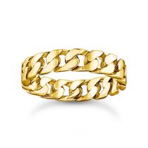 Thomas Sabo TR2496-413-39-56 Anello - Collegamenti a catena placcato oro Signore