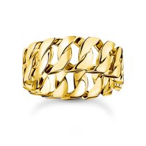 Thomas Sabo TR2497-413-39-56 Anello - Collegamenti a catena placcato oro Signore