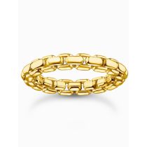 Thomas Sabo TR2502-413-39-62 Anello unisex - Box chain placcato oro