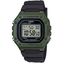 Casio W-218H-3AVEF Collezione Orologio Uomo 43mm 5ATM