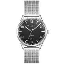 Thomas Sabo WA0339-201-203 Code TS Argento Schwarz Orologio Unisex 40mm