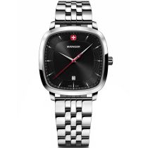 Wenger 01.1921.102 Orologio Da Uomo Vintage Classico 37mm 5ATM