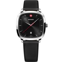 Wenger 01.1921.105 Orologio Da Uomo Vintage Classico 37mm 5ATM