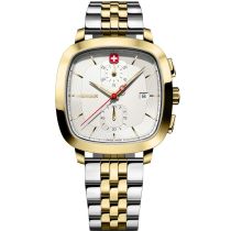 Wenger 01.1933.107 Orologio Da Uomo Vintage Classico Cronografo 40mm 5ATM