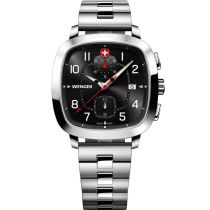 Wenger 01.1933.109 Orologio Da Uomo Vintage Sport Cronografo 40mm 5ATM