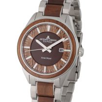 Jacques Lemans 1-2116H Eco Power Wood Orologio Uomo 40mm 10ATM