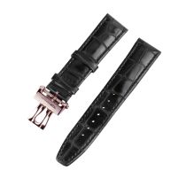Ingersoll cinturino di ricambio [24 mm] nero con fibbia rosato Ref. 25043