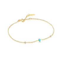 ANIA HAIE BAU001-02YG Terquoise & Sapphire Bracciale per le donne Gold 14K