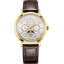 Rotary GS05428/06 Windsor Fase Lunare Orologio Unisex 38mm 5ATM