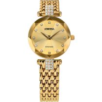 Jowissa J5.629.S Facet Strass Orologio Donna 25mm 5ATM