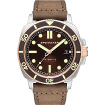 Spinnaker SP-5088-04 Hull Diver Automatico Orologio Uomo 42mm 30ATM