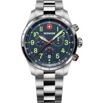 Wenger 01.0543.112 Orologi Uomo Terragraph Cronografo 43mm 10ATM