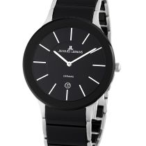 Jacques Lemans 1-1855A Dublin Ceramica Orologio Uomo 40mm 5ATM