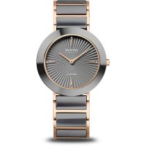 Bering 11435-768 Orologio Donna Diamante Ceramica 35mm 3ATM 