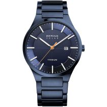 Bering 15239-797 Titanio Solare Orologio Uomo 39mm 10ATM