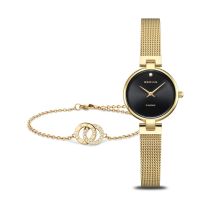 Bering 17724-332-GWP Orologio Donna Set Gold Classic 24mm 3ATM