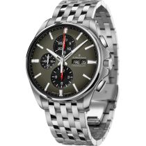 Junghans 27402344 Orologio Uomo Meister S Chronoscope 45mm 20ATM 