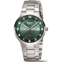 Boccia 3652-04 Orologio Uomo Titanio Solare Vetro zaffiro 39mm 5ATM
