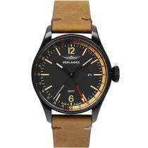Iron Annie 5148-2 Flight Controll GMT Cuarzo Orologio Uomo 42 mm