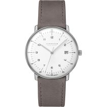 Junghans 59202102 Orologio Uomo Max Bill Mega Solar 38mm 5ATM 