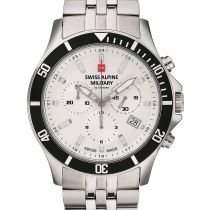 Swiss Alpine Military 7022.9132 cronografo Orologio Uomo 42mm 10ATM
