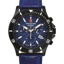 Swiss Alpine Military 7022.9575 cronografo Orologio Uomo 42mm 10ATM