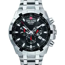 Swiss Alpine Military 7043.9137 Cronografo Orologio Uomo 46mm 10ATM