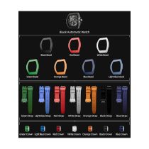 Tsar Bomba TB8218(1+7)FKM-03 Orologio Uomo Atomic Interchangeable Watch Combo Automatico 46mm 5ATM 