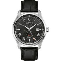 Bulova 96B387 Wilton GMT Automatico Orologio Uomo 43mm 3ATM