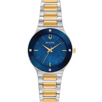 Bulova 98R273 Millennia Diamante Orologio Donna 32mm 3ATM