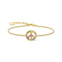 Thomas Sabo A2071-996-7 Peace Rainbow Braccialetto da Donna
