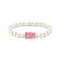 Thomas Sabo A2154-082-9-L15 Bracciale in oro con perline rosa 15 cm