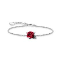 Thomas Sabo A2175-664-10-L19V Bracciale Romance con rose in argento