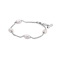 Thomas Sabo A2189-082-14-L19V Braccialetto con Perlen Natural Beauty Argento