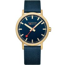 Mondaine A660.30360.40SBQ Classico Blu e Oro 40mm 3ATM