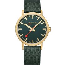Mondaine A660.30360.60SBS Classico Verde e Oro 40mm 3ATM