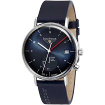 Bauhaus 2112-3 Orologio Uomo Classico Solare 41mm 5ATM