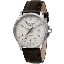 Bauhaus 2868-5 Orologio Uomo Aviation GMT Automatico Titanio 42mm 10ATM